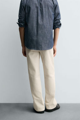 STRAIGHT-LEG CHINO TROUSERS - Zara фото 3