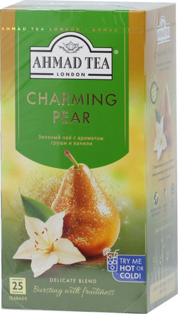 AHMAD TEA. Flavoured Collection. Charming Pear карт.упаковка, 25 пак.