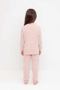 К 1552/дымчатая роза,ромашковое поле пижама дет