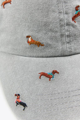 TWILL CAP WITH DOG EMBROIDERY - Zara фото 2