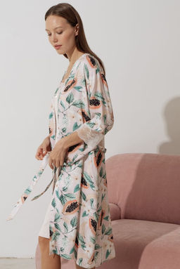 ПЕНЬЮАР ЖЕНСКИЙ арт. 4108W-76023.1H-051 - Almando melado фото 4