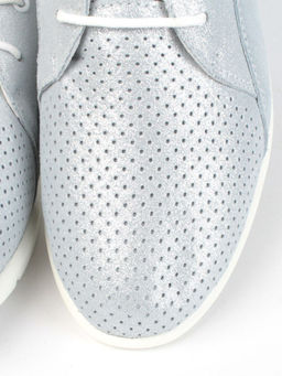 05-DF99-21P LT. BLUE Полуботинки женские спортивные (натуральная кожа) - Фабричный китай фото 10