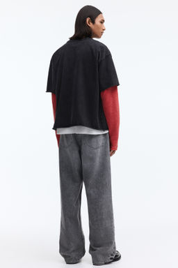 Camiseta boxy Oversized Fit - H&m фото 8