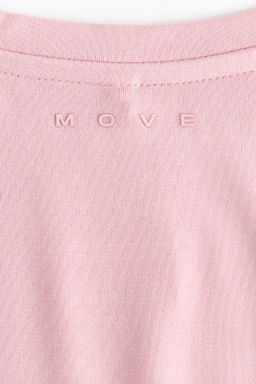 Camiseta de deporte boxy sin mangas con DryMove - H&m фото 5