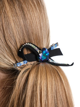 Заколка-автомат PN0370 синий хамелеон