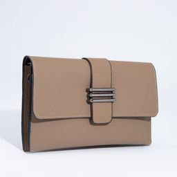 Сумка женская на магните, цвет бежевый