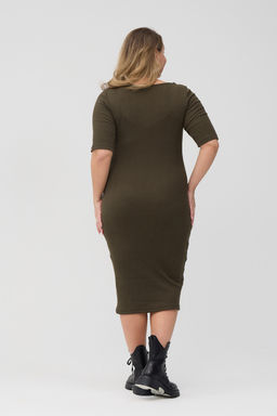 Платье из трикотажа кашкорсе с лайкрой - Solo mio фото 4