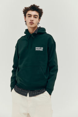Sudadera con capucha y estampado Loose Fit - H&m фото 2