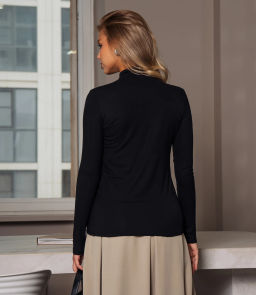 Водолазка #КТ9037, чёрный