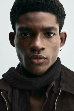 TEXTURED VELVET OVERSHIRT