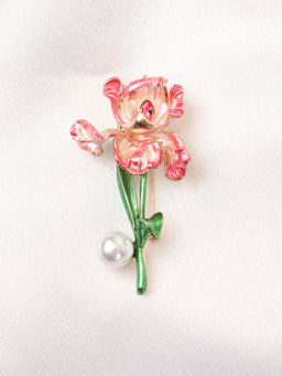 Брошь Ирис / 5351 P /уп 12/