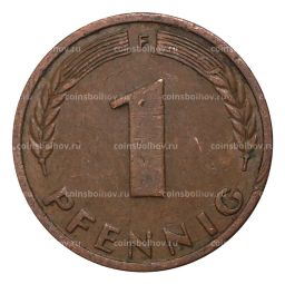 Монета 1 пфенниг 1949 года F Германия