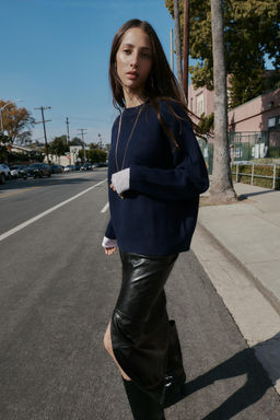 PLAIN KNIT JUMPER - Zara фото 11