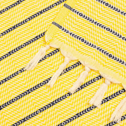 Пештемаль Полосы 100х180 см, жёлтый - Lovelife фото 4