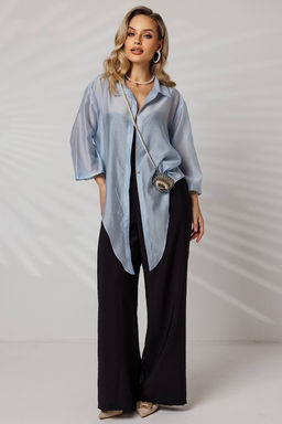 Блузка 4438/05/Голубой - Rise фото 5