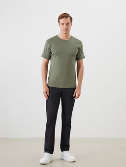 Bisiklet Yaka Penye Erkek Ti??rt