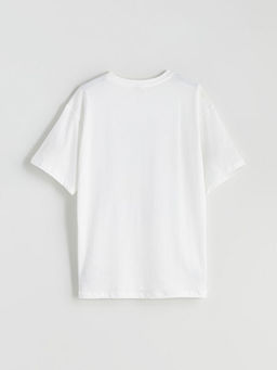 Bisiklet Yaka ?i?ekli K?z ?ocuk Ti??rt