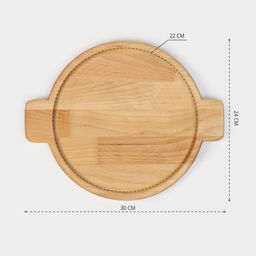 Подставка для сковороды деревянная Adelica, 30×24×1,8 см, внутренний диаметр 22 см, берёза