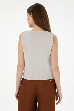 Женский трикотажный жилет с камнями Неожиданная скидка в корзине - U.s. polo assn фото 5