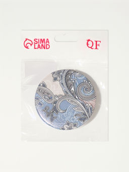 Цена за 2 шт. Зеркало складное «Орнамент», d=7.5 см, с увеличением х2, МИКС