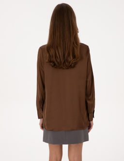 Kahverengi Regular Fit Uzun Kollu G_mlek - Pierre cardin фото 5