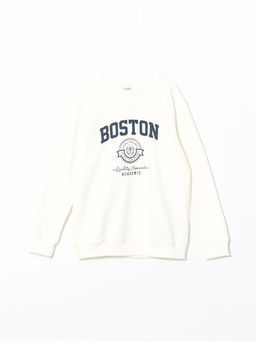 Bisiklet Yaka Erkek ?ocuk Sweatshirt