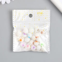 Цена за 2 шт. Бусины для творчества пластик "Лапка" набор 10 шт 1,1х1,2х0,9 см