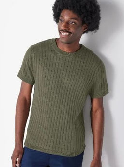 Мужская вязаная футболка LIVERGY