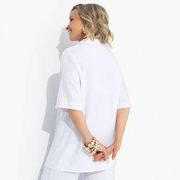 Рубашка Шёлковая уверенность (белая) - Charutti фото 11