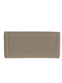 Женское портмоне из искусственной кожи, цвет бело-серый