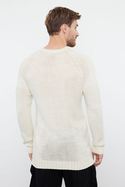 TRENDYOL MAN Kiremit Slim Fit Dar Kesim Bisiklet Yaka Reglan Kol Basic Triko Kazak TMNAW25KZ00000 - Trendyolmilla фото 5