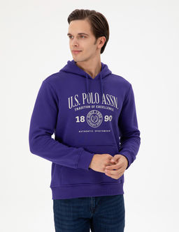 Мужской фиолетовый свитшот Неожиданная скидка в корзине - U.s. polo assn фото 3