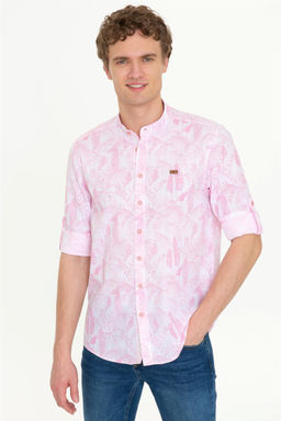 U. S. Polo Assn Мужская пудровая рубашка с длинным рукавом - U.s. polo assn фото 10