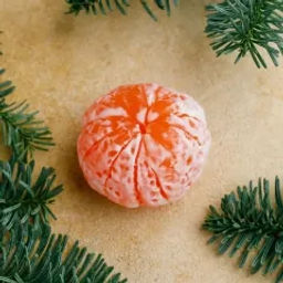 Мыло в форме мандарина (очищенного), 80 гр