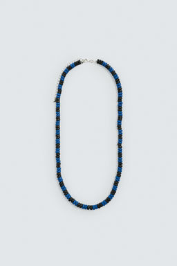 COLLAR ABALORIOS PIEDRA / Azul - Zara фото 3