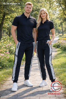 Спортивные брюки из хлопка