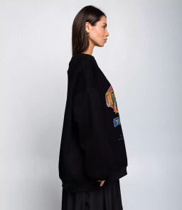 Свитшот #КТ6603 (5), чёрный