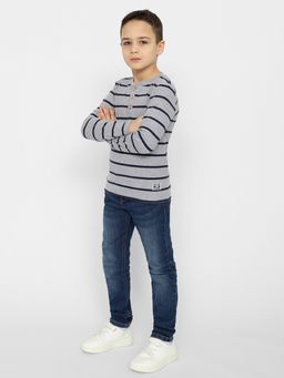CRB wear/CSKB 63465-11-353 Джемпер для мальчика,светло-серый меланж/Ex.Cherubino  фото 2
