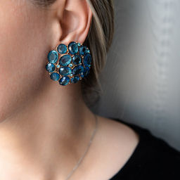 Серьги клипсы Арт. 3V-8387-Y - MyGemma фото 2