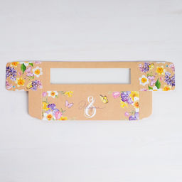 Цена за 5 шт. Коробка для макарун, кондитерская упаковка, 8 марта 18?5.5?5.5 см