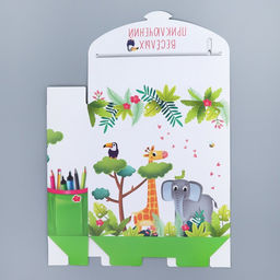 Коробка подарочная фигурная, упаковка, «Приключения», 23.5×22×7 см