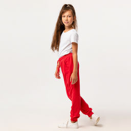 RODOS Брюки для девочки М-256 Коралловый