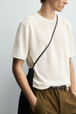 VISCOSE BLEND KNIT T-SHIRT - Zara фото 13