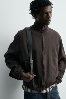 MOCHILA PIEL SOLAPA / Marr?n - Zara фото 4