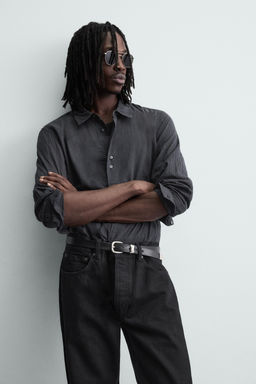 FLUID DENIM SHIRT - Zara фото 5