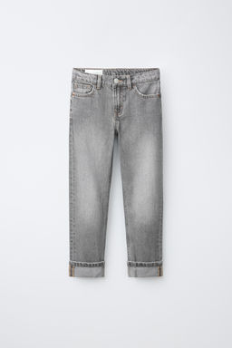 JEANS STRAIGHT / Gris medio - Zara фото 2