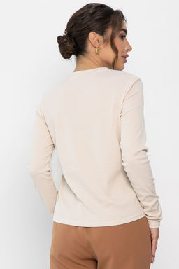 Блуза Риана (трикотаж Лапша и органза) - Lt collection фото 3