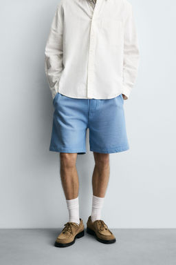 SPRAY WASHED BERMUDA SHORTS - Zara фото 2