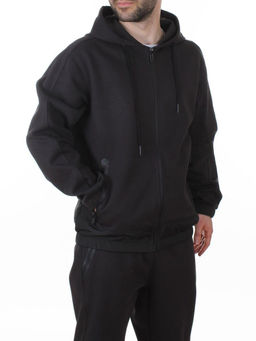 AAL-710 DK. GRAY Костюм спортивный мужской (85% хлопок, 15% полиэстер)