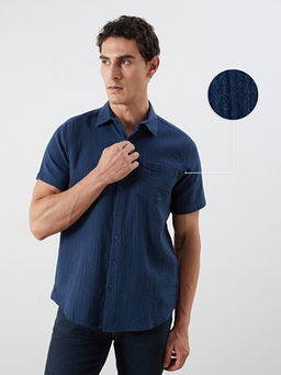 Standart Kal?p K?sa Kollu Erkek G?mlek